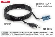 AUX кабель для а/м VW / AUDI / SEAT / SKODA Blaupunkt, VDO, Becker CARAV 18-007