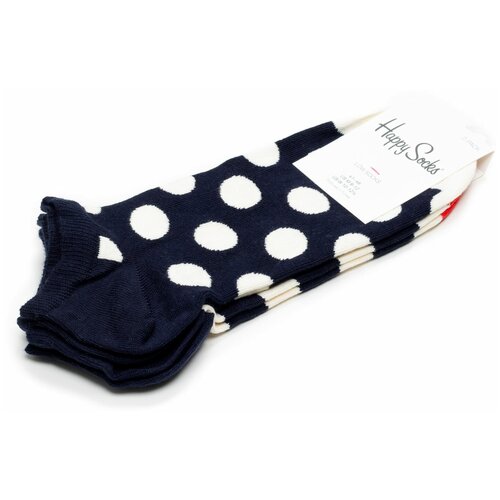 Happy Socks 2 Pack - Low - Dots and Stripes 36-40