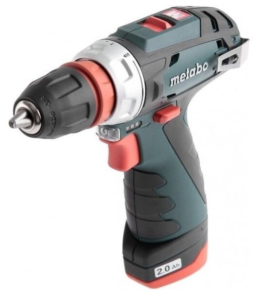 Metabo PowerMaxx BS Quick 12В 2х2.0,LC40,угл.насадка,кейс 600156950