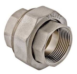 Соединитель с накидной гайкой (американка) FF 3/4"(10/50) Valtec VTr.340. N.0005