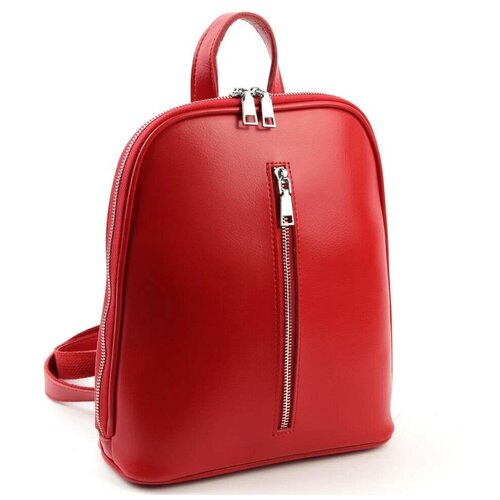 фото Женский кожаный рюкзак 268-220 ред (120508) fuzi house