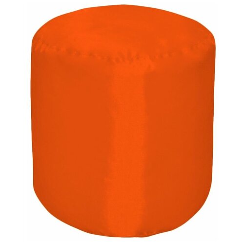 Банкетка Пазитифчик круглая оранжевая (оксфорд) 40х40 см
