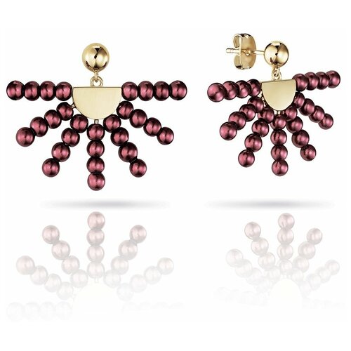 Серьги Rise Pearls Red