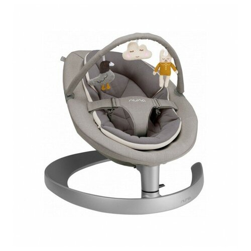 Шезлонг LEAF GROW Toy Quartz (+дуга с игрушками)