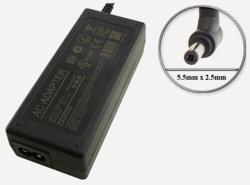 Изображение товара Адаптер (блок) питания 9V - 9.3V, 4A, 36W, 5.5mm x 2.5mm (AU1360903N, CPS10936-3B, CPS10936-3S-R), для POS терминала.