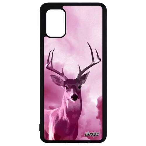 фото Противоударный чехол на телефон // galaxy a51 // "олень" стиль дизайн, utaupia, розовый