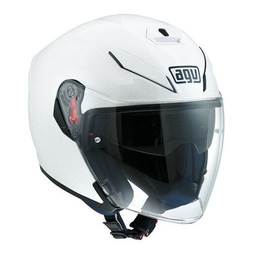 фото Шлем agv k-5 jet mono pearl white