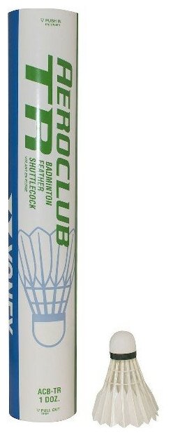 Воланы для бадминтона Yonex Aeroclub TR x12 White ACB-TR, #2