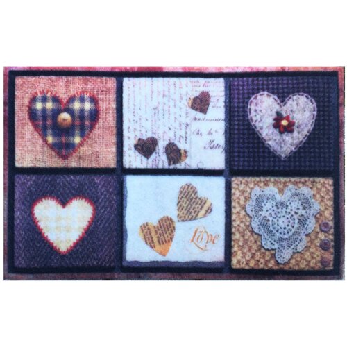 фото Giz home придверный коврик 45x75см 103rr00cl3139