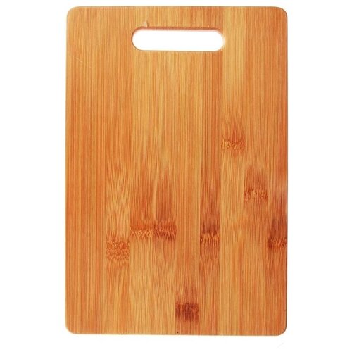 Доска разделочная Гринвуд бамбук силикон 30х20х1 см