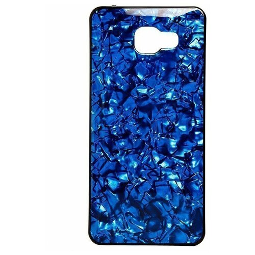 фото Чехол-накладка для samsung galaxy a7 (2016) a710f (синяя)(115) без бренда
