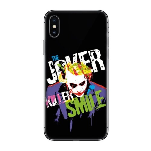 фото Чехол для apple iphone x/xs, joker, черный, deppa 124203