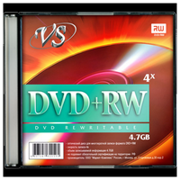 Диск VS DVD+RW 4, 7 GB 4x SL