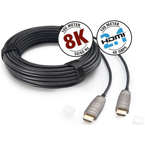 Кабель HDMI - HDMI оптоволоконные Inakustik 009245010 Professional HDMI 2.1 Optical Fiber Cable 10.0m hdmi кабель оптический inakustik 009241005 profi 2 0a optical fiber cable 5 0m