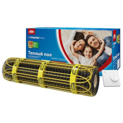 Нагревательный мат Национальный комфорт 2НК 150 Вт 10 квм Мастер с терморегулятором 3649₽