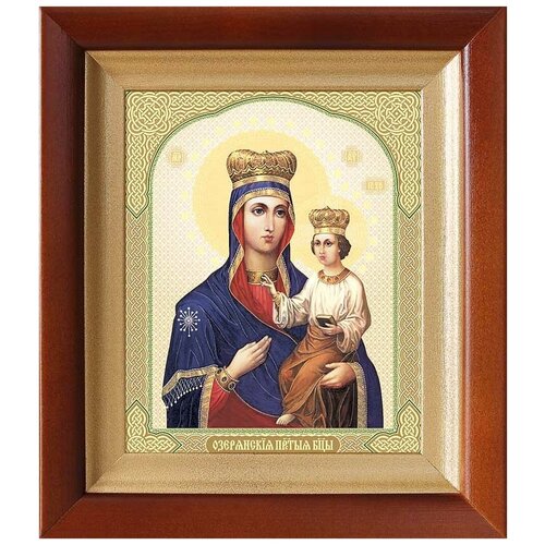 Озерянская икона Божией Матери, киот 14,5*16,5 см озерянская икона божией матери киот 14 5 16 5 см