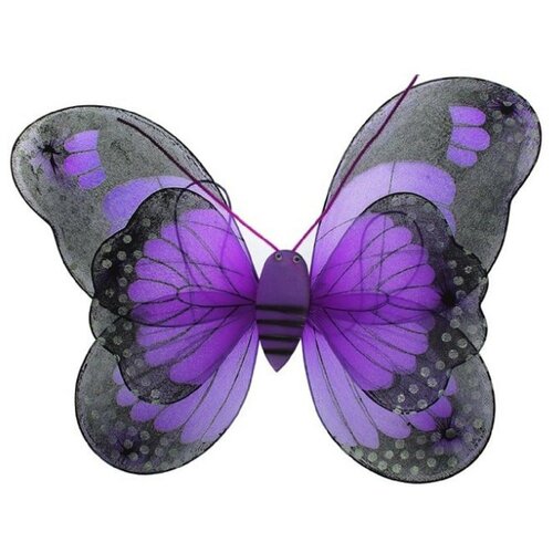 Аксессуар для праздника Сималенд Крылья Бабочка (фиолетовый) аксессуар для праздника сималенд бант для волос лепестки