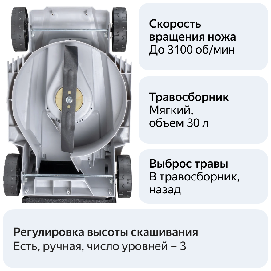 Электрическая газонокосилка СТАВР ГКЭ-1400М 1400 Вт 32