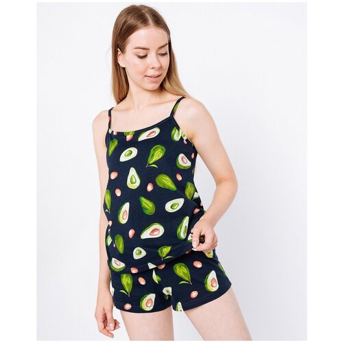 Пижама HappyFox, размер 48, зеленый