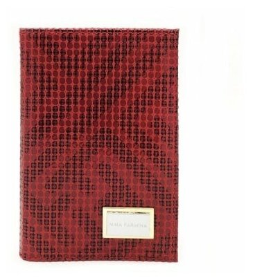 Обложка для паспорта Nina Farmina ID033, красный