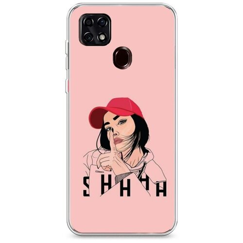 фото Силиконовый чехол "shh" на zte zte blade 20 smart / зте блейд 20 смарт case place