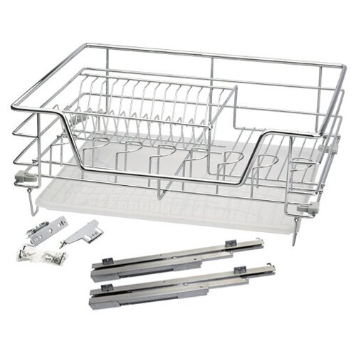 Посудосушитель в нижнюю базу 600мм K6PTJ007V-B ALBA 564х455х189мм, с крепл.фаcада с доводчиком