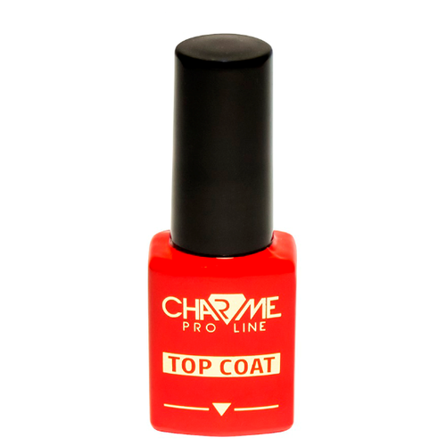 CHARME-PRO Верхнее покрытие Top Flakes, глянец, 10 мл charme pro верхнее покрытие top glamour 02 10 мл