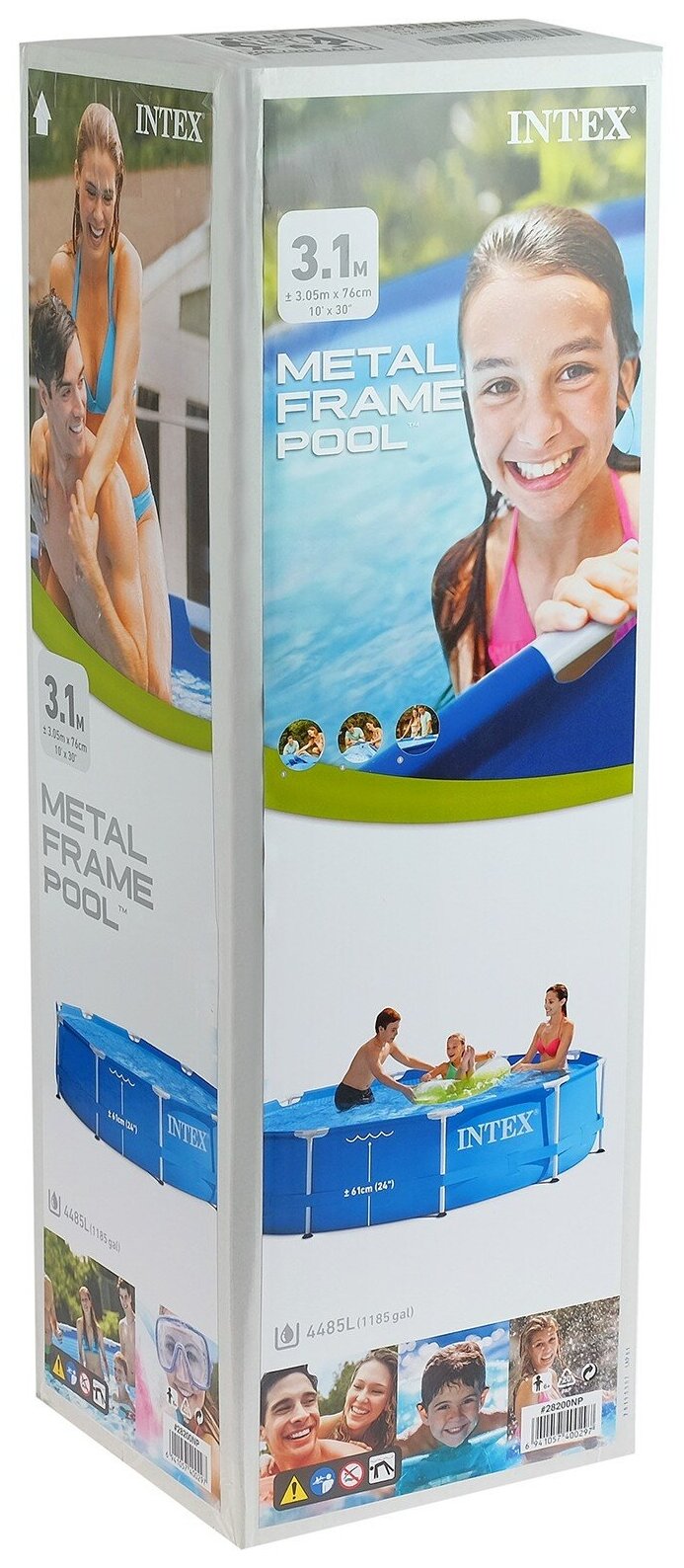 Бассейн каркасный Metal Frame Pool, круглый, 305 х 76 см, от 6 лет, 28200NP INTEX - фотография № 5