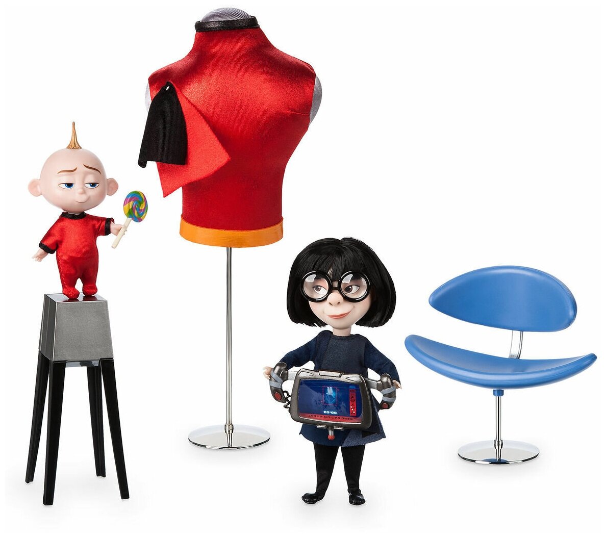 Набор кукол Disney Store Edna and Jack-Jack Limited Edition Doll Set, The Incredibles 2 (Дисней Суперсемейка 2 Эдна и Джек Джек Лимитированная серия)