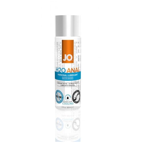 Гель-смазка JO H2o Anal Cooling, 80 г, 60 мл, ментол, 1 шт. масло смазка jo h2o anal original 120 мл 1 шт