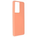 Чехол Pero для Samsung Galaxy S21 Ultra Liquid Silicone Coral PCLS-0038-OR - изображение