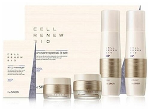 Набор The Saem Cell Renew Bio Skin Care Special 3 Set, Набор: тонер, 150 мл + эмульсия, 150 мл + крем д/лица, 50 мл + крем д/век, 30 мл