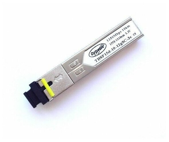 Optronic TBSF15d-10-12gSC-3c модуль SFP, трансивер 1.25Gb/s WDM, 1550/1310nm 10 км, SC