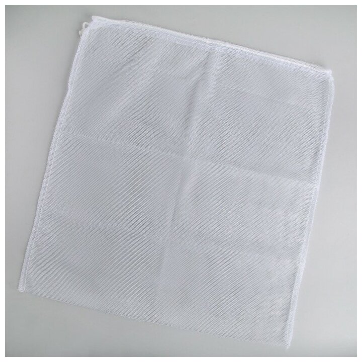 Мешок для стирки белья, 50×56 см, цвет белый