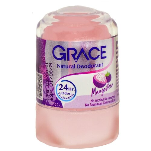 Купить Дезодорант кристаллический натуральный Мангостин Грейс | Grace Crystal Deodorant Mangosteen 50гр.