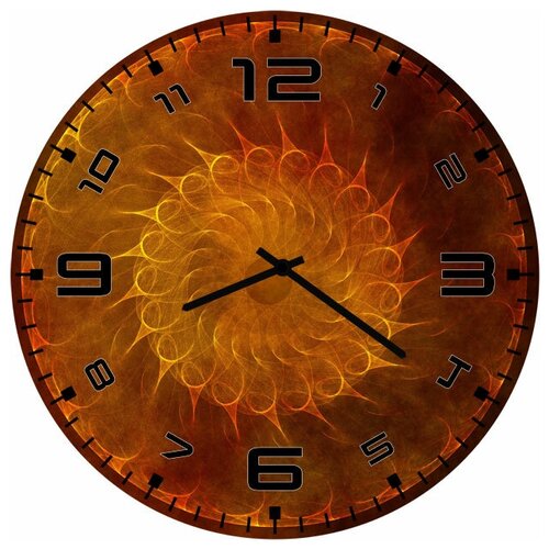 фото Svs настенные часы svs 3502435 абстракция в кругу