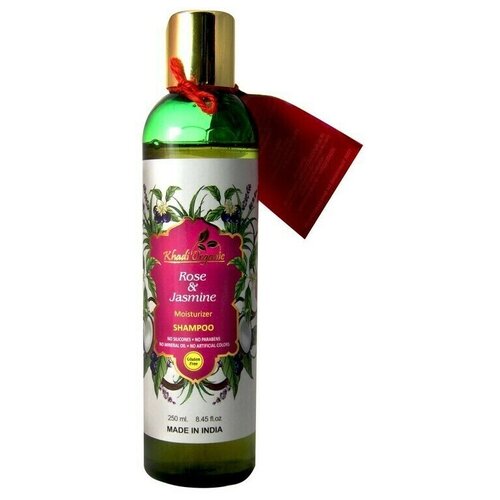 Увлажняющий шампунь для волос с розой и жасмином (shampoo) Khadi Organic | Кади Органик 250мл