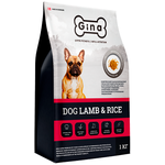 Сухой корм GINA DOG LAMB & RICE для взрослых собак с чувствительным пищеварением с ягненком и рисом, 1 кг - изображение