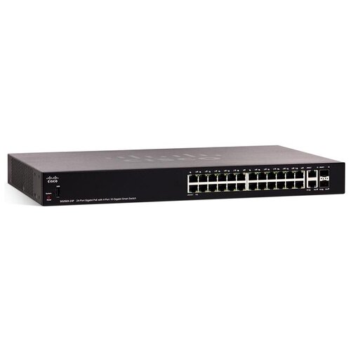 Коммутатор Cisco SG250X-24 24-Port Gigabit Smart Switch (SG250X-24-K9-EU)