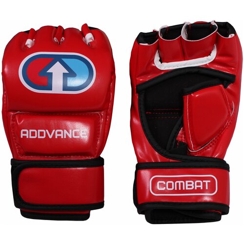 фото Перчатки для боевого самбо addvance combat красные, размер s