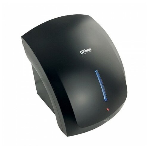 GFmark - Сушилка для рук, корпус пластик АБС цвет чёрный, с неоновой подсветкой, классика 1800W