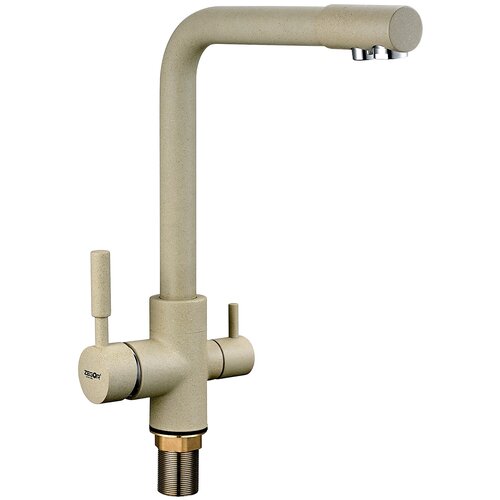 смеситель для кухни с подключением к фильтру для питьевой воды однорычажный Смеситель для кухни Zegor SAF18-A092KS