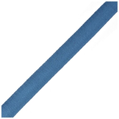 Тесьма киперная, 17 мм x 50 меров, цвет синий (арт. 12.2С-256К.17.032)
