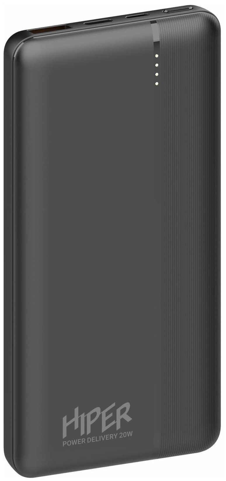 Внешний аккумулятор Hiper MX Pro 10000 10000mAh 3A QC PD 1xUSB черный (MX PRO 10000 BLACK) - фото №1