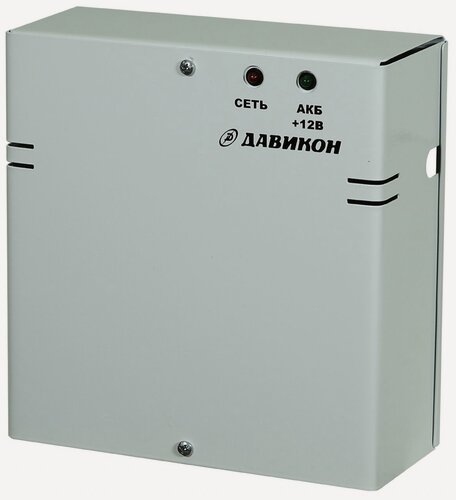 Изображение товара Бесперебойный блок питания 12Вольт 6Ампер ИВЭПР-1260М (под АКБ) металл, для камер видеонаблюдения, домофонии и электронных замков