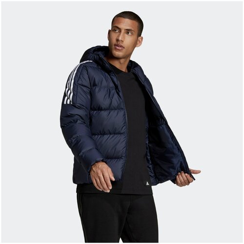 фото Куртка adidas ess mid d h jacket синий xl gt9133