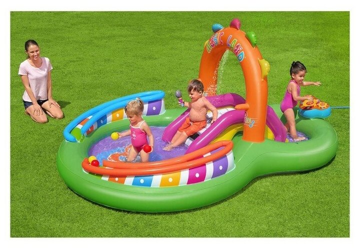 Игровой центр Bestway "Sing 'n Splash", 295×190×137 см, надувной — фото 1