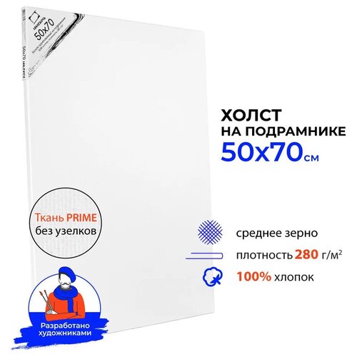 Холст Малевичъ на подрамнике 50х70 см (235070) 70 см 50 см холст малевичъ на подрамнике 30х70 см 213070 70 см 30 см