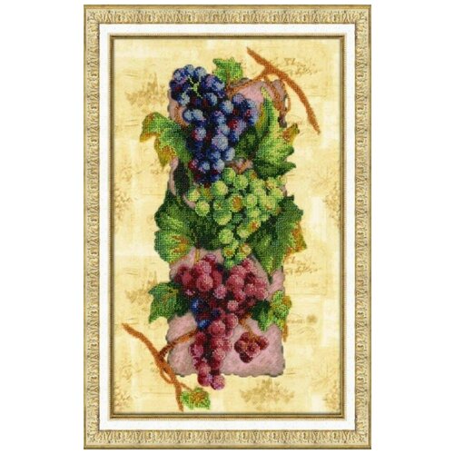 Вышивка бисером Паутинка Виноград, 25*40,5 см (ПАУ. Б-1229)
