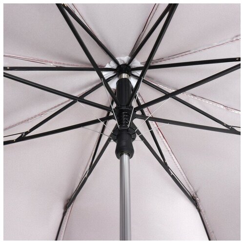 Мини-зонт Queen Fair, полуавтомат, 3 сложения, купол 60 см, 8 спиц, мультиколор